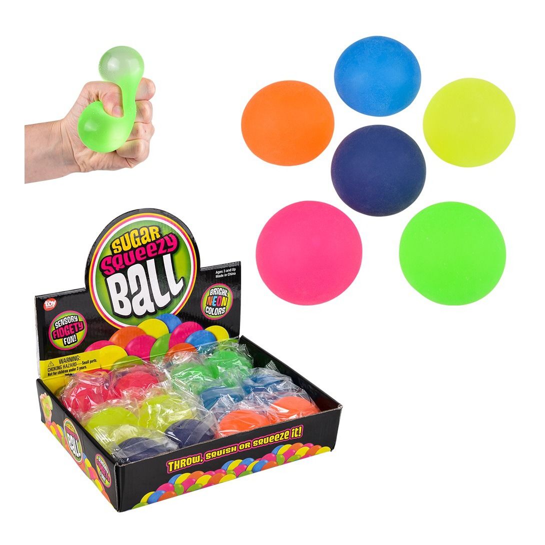 Squeezy Sugar Ball 2.4" | Toy Network