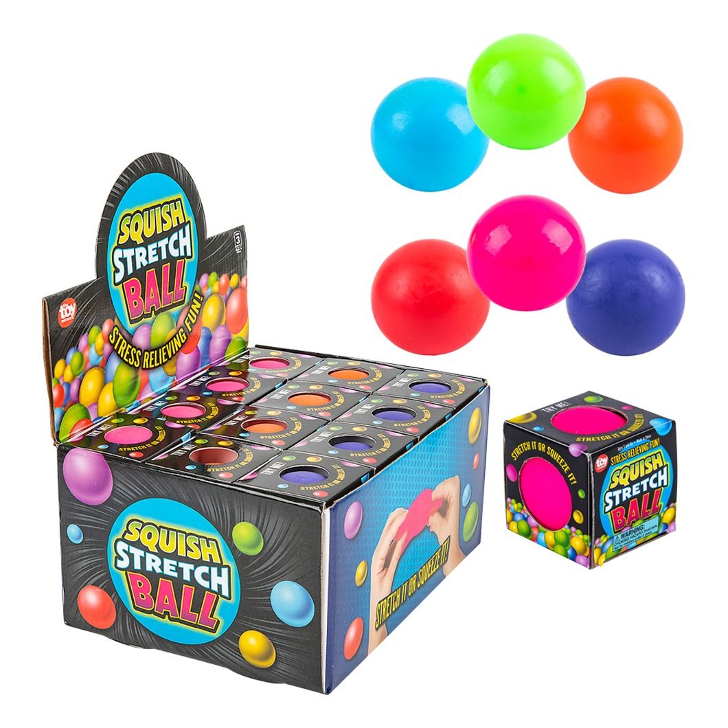 Squish Stretch Gummy Ball 2.5" | Toy Network