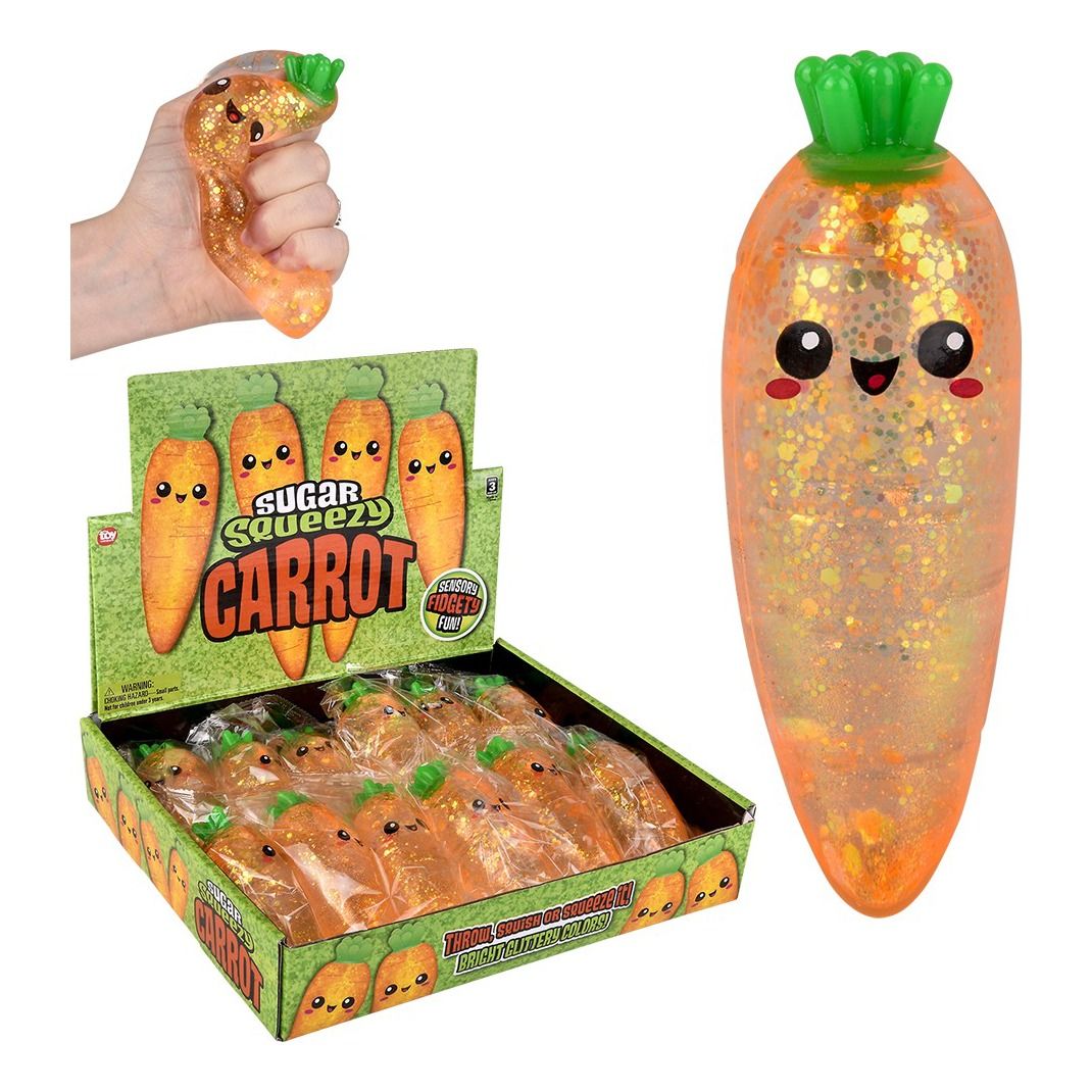 Squeezy Sugar Carrot 5" | Toy Network