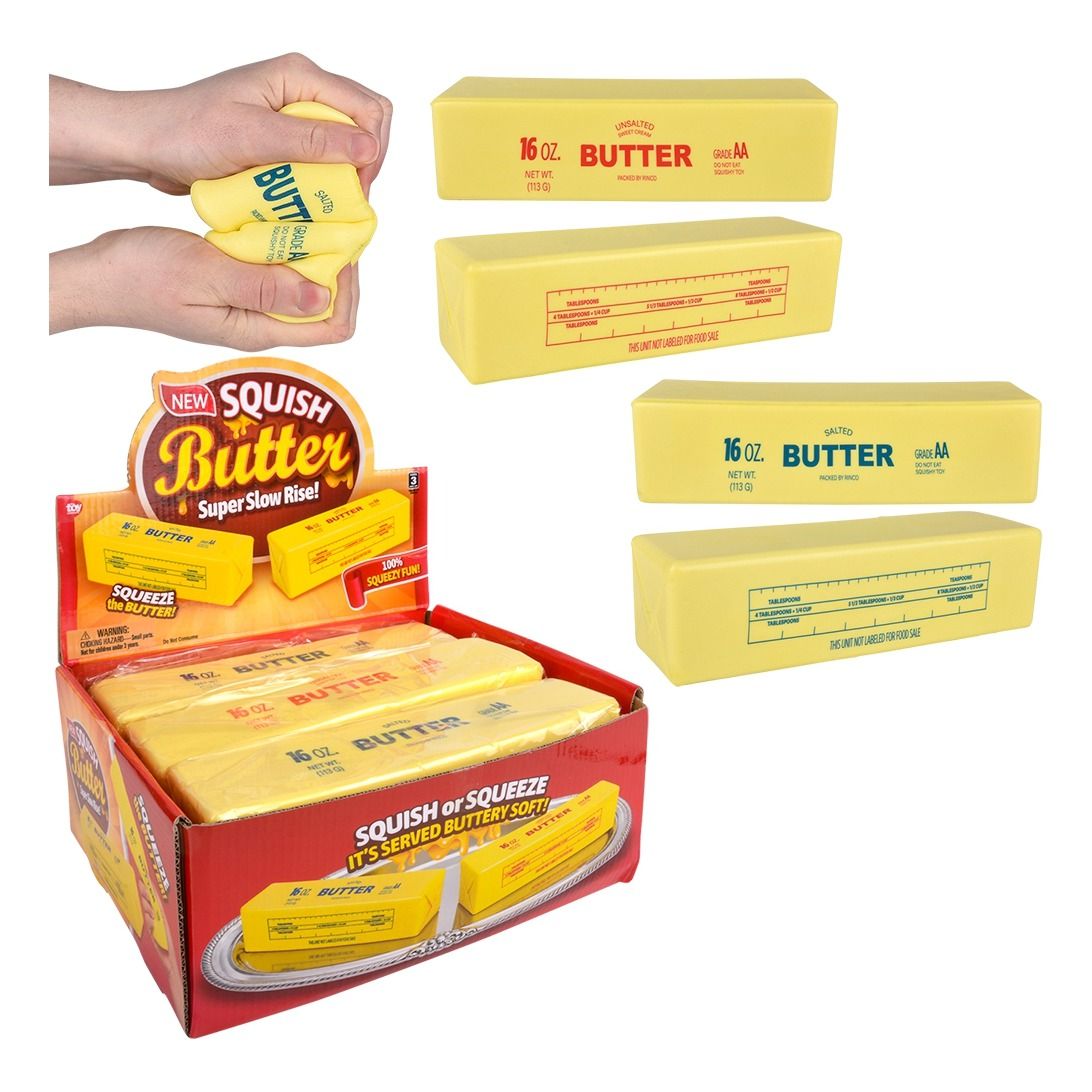 Super Soft Slow Rise Squish Butter 9.5" | Toy Network