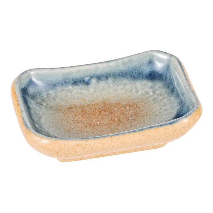 Ao Nagashi Porcelain Teardrop Sauce Dish – 4.2 in. Long | Urban Tokyo