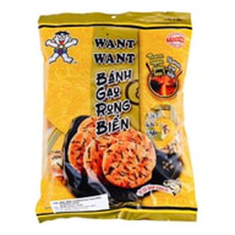 Want Want Seaweed Rice Cracker, 4.16oz