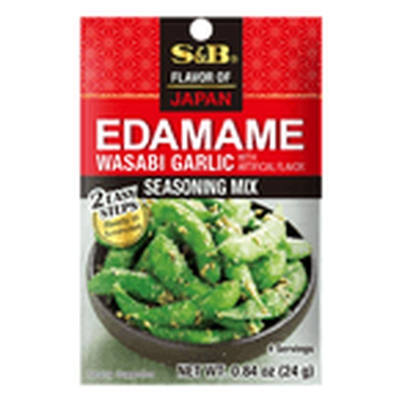 Edamame Wasabi Garlic with Artificial Flavor Seasoning Mix, 4 Servings, 0.84 oz