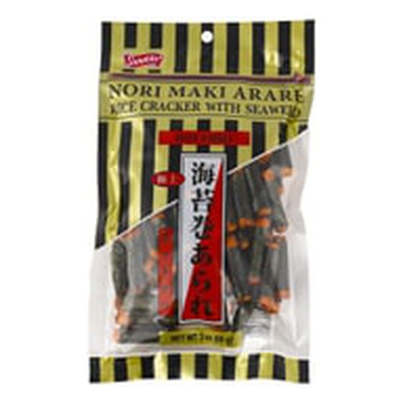 Rice Cracker Norimaki Arare Hot Chili Flavor, 3 Oz