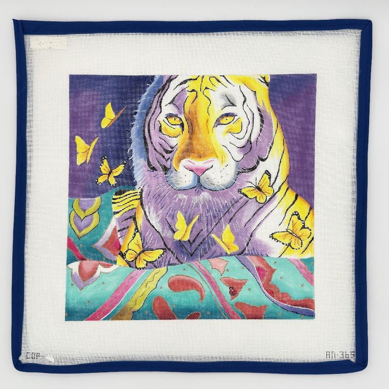 Tiger With Butterflies