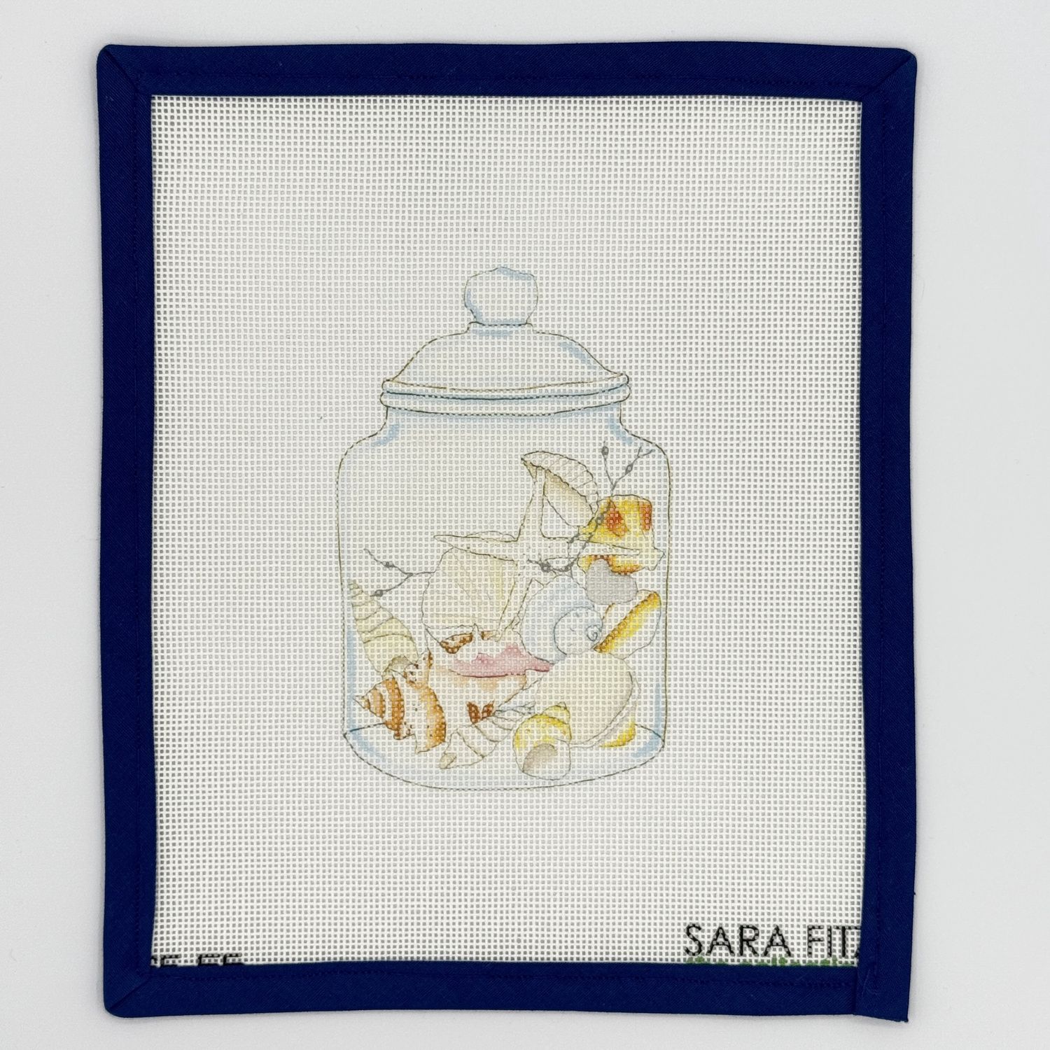 Glass Shell Jar