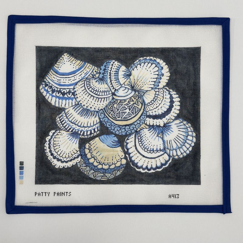 Blue &amp; White Shells