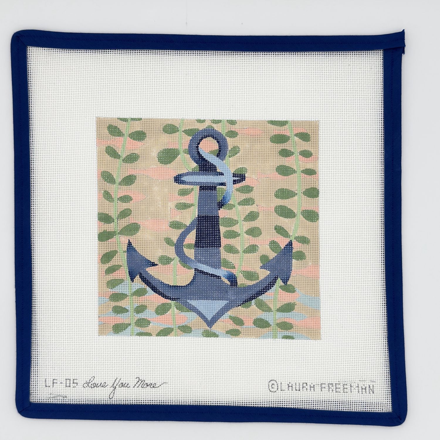 Anchor on Peach