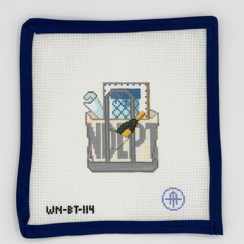 Needlepoint Boat Tote