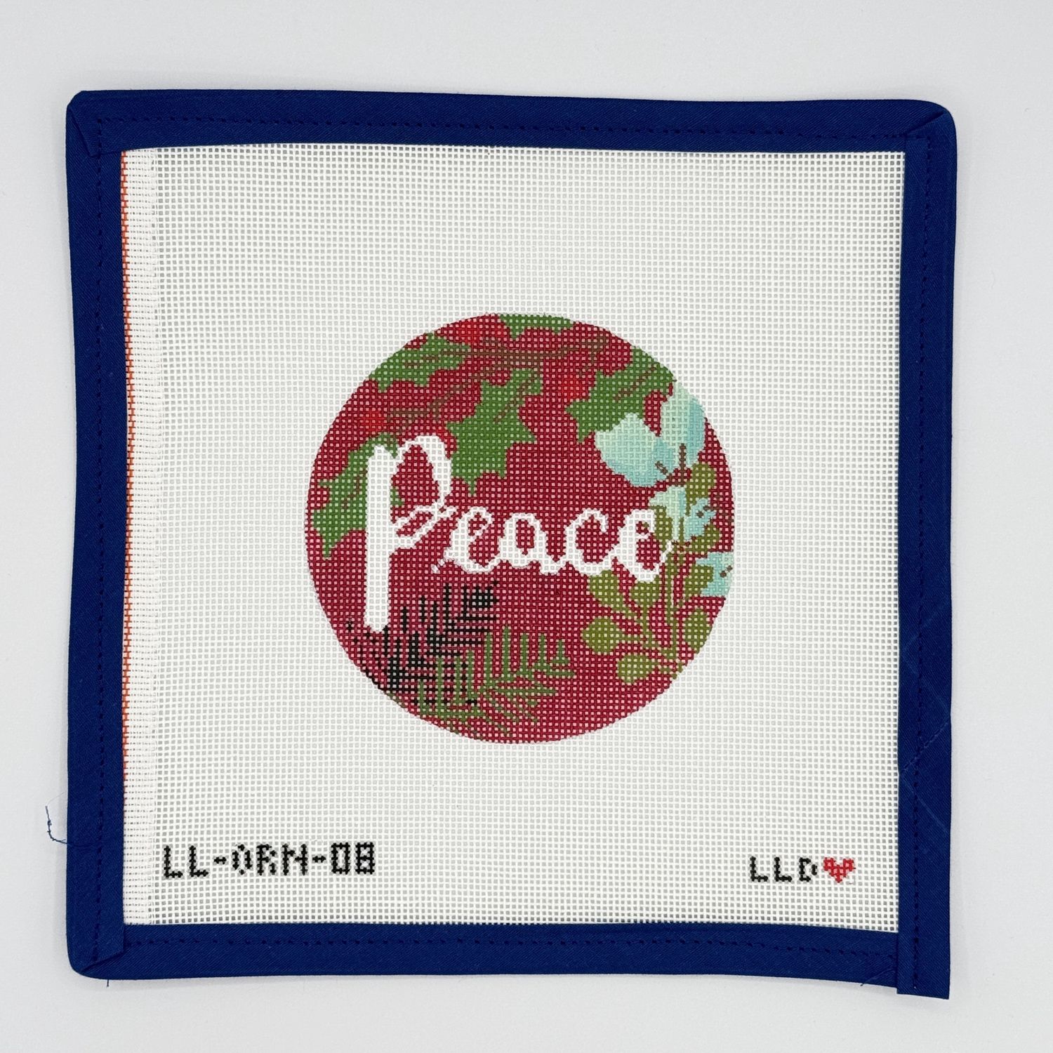 Botanical Peace on Red