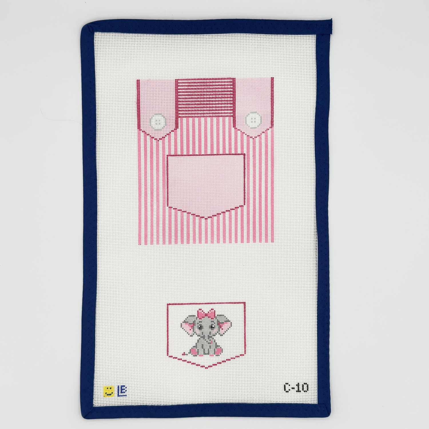 Overalls Pink with Elephant