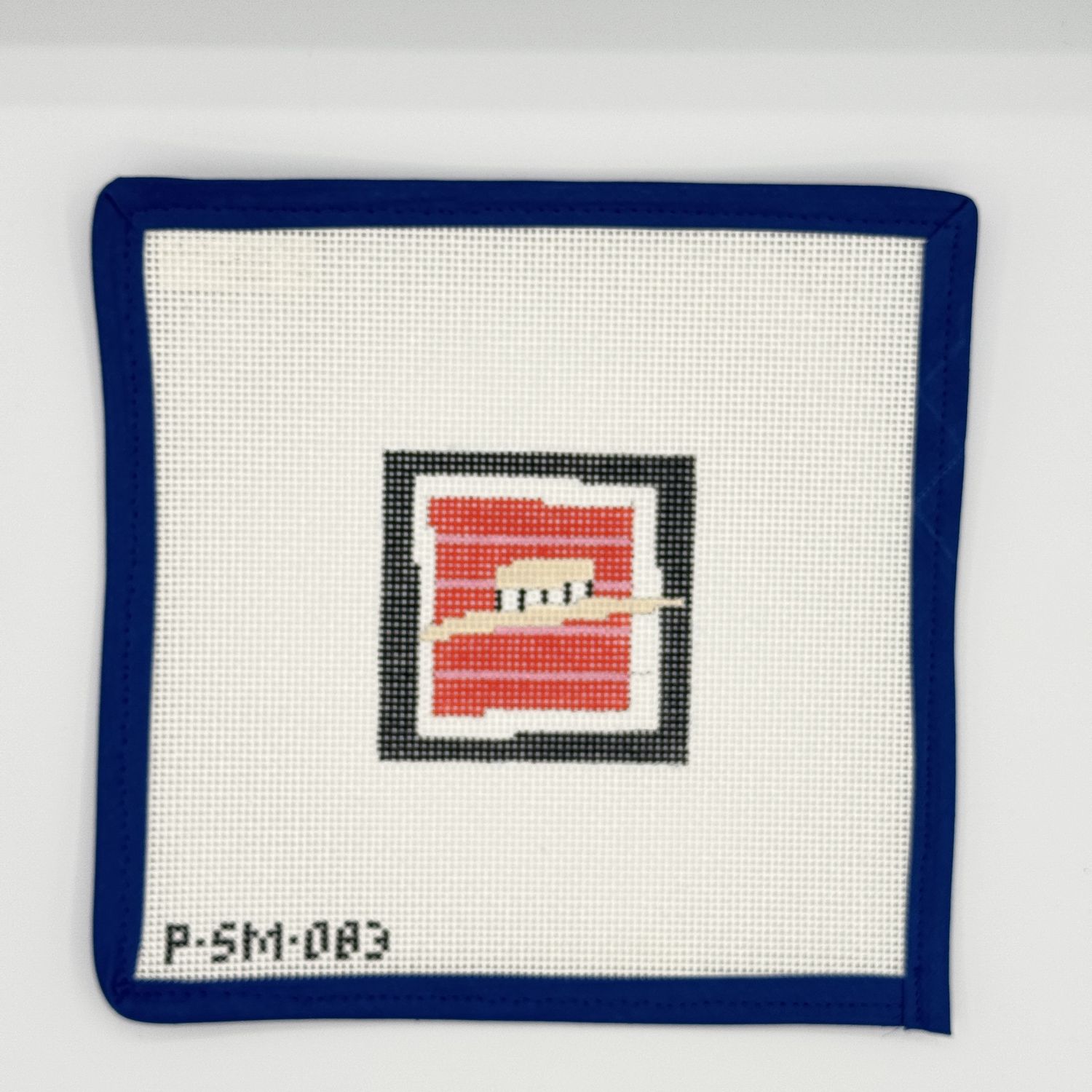 Straw Hat Red, Pink Stripes