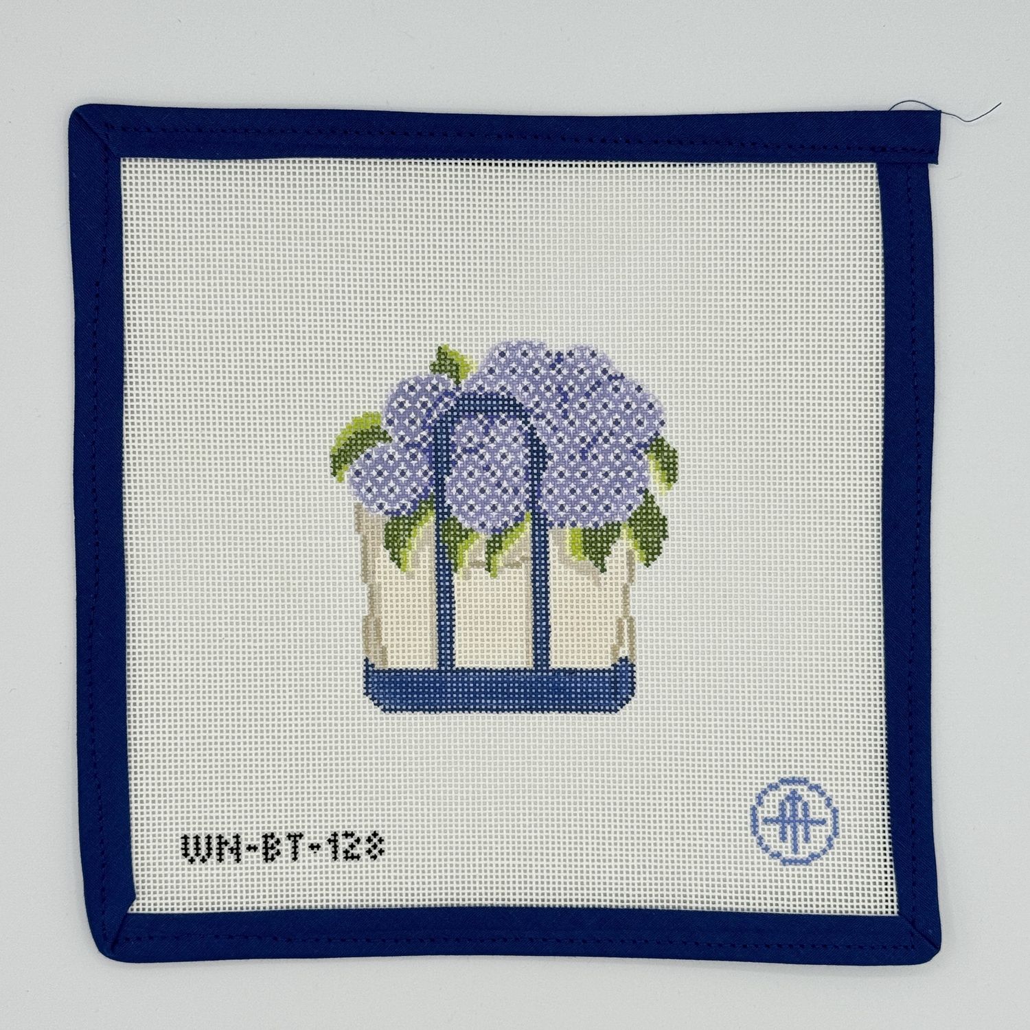 Blooming Hydrangea Boat Tote - Purple