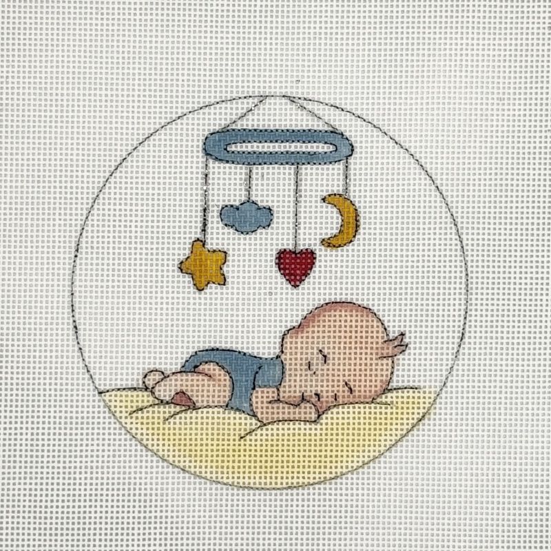 Baby Boy Sleeping Orn.