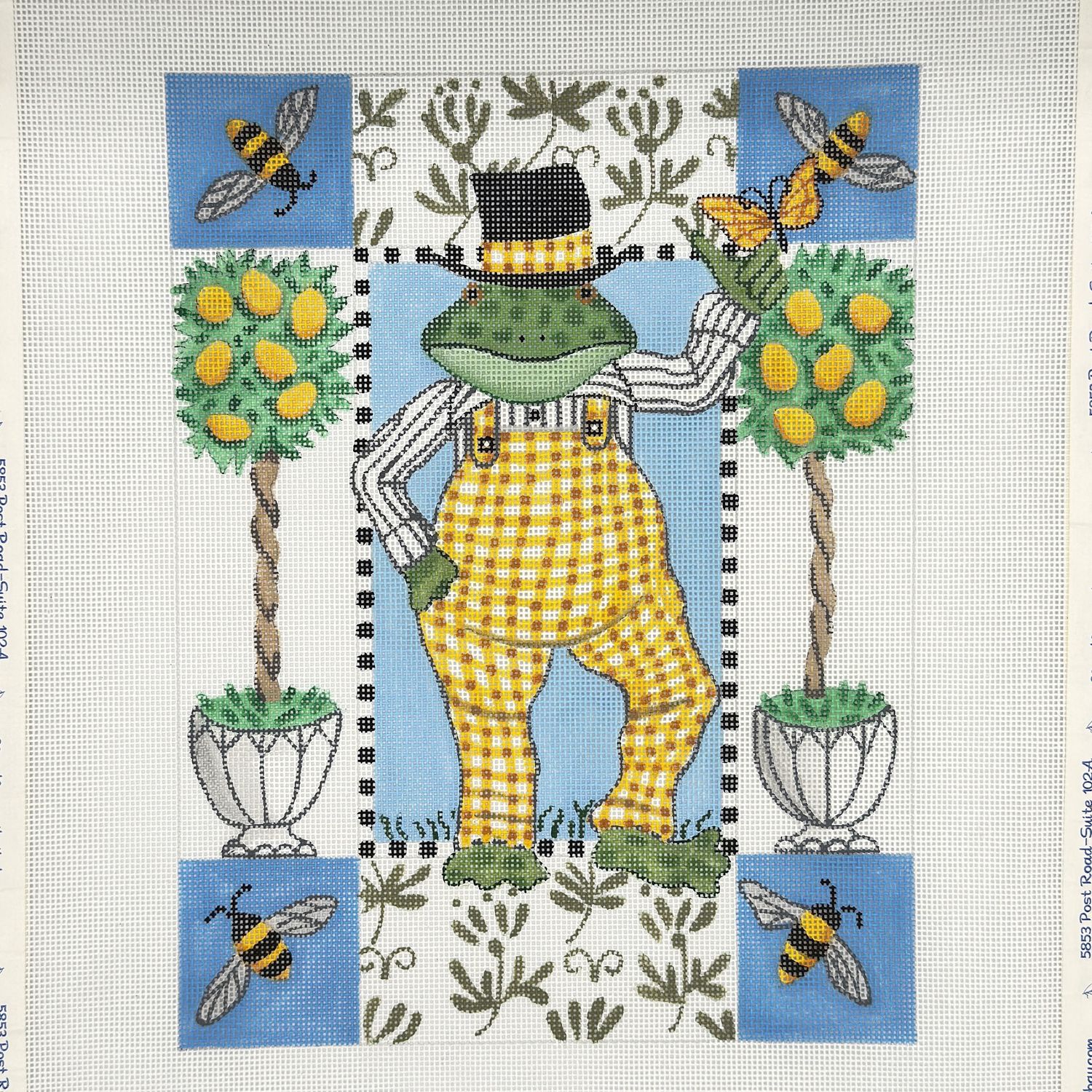 Frog In Yellow Gingham