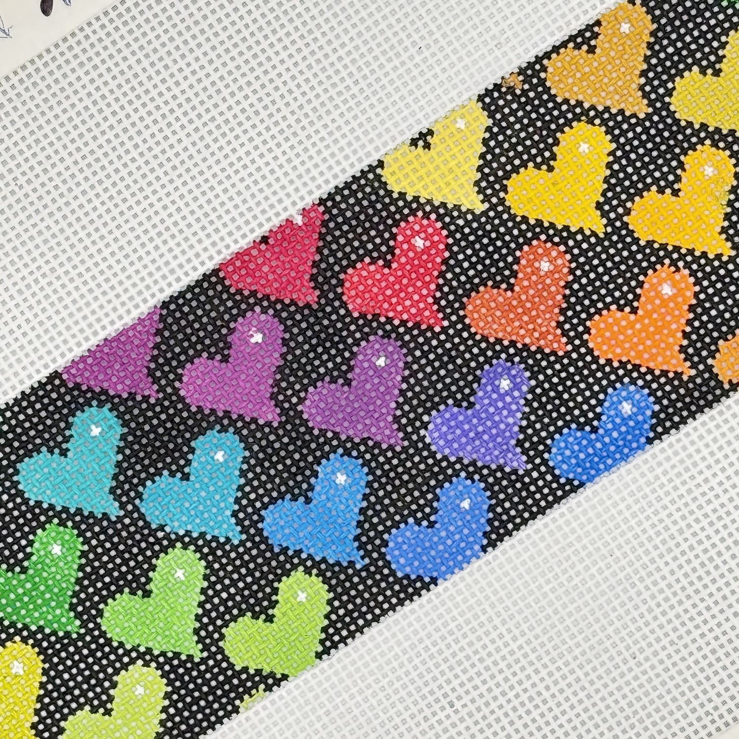 Rainbow Hearts Long