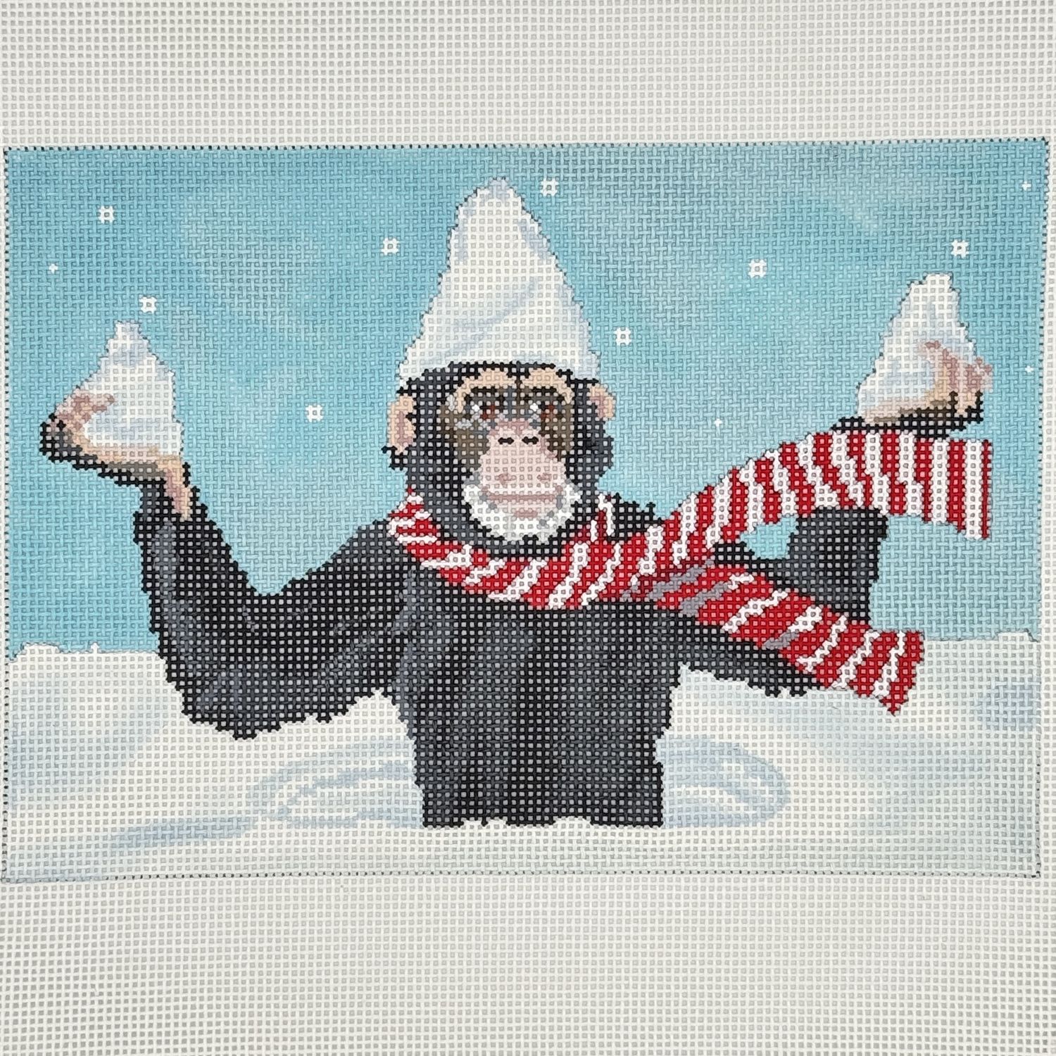 Snowy Chimp