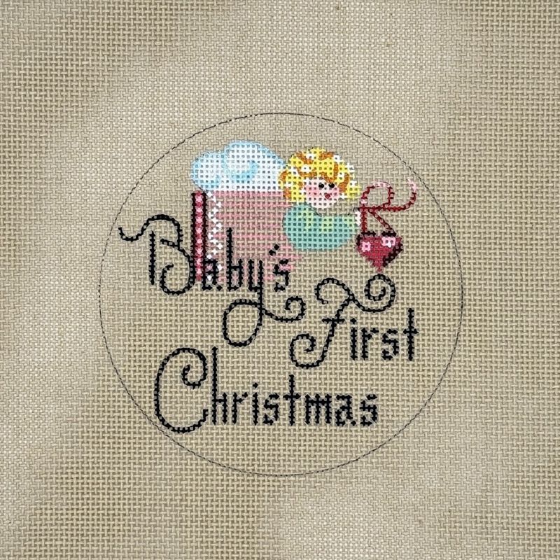 Baby's 1st Christmas on Tan