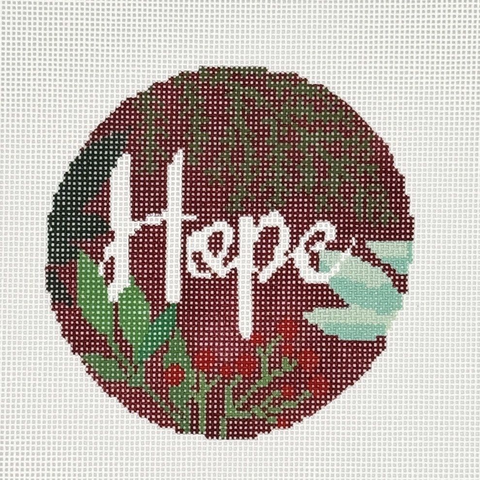 Botanical Hope on Red