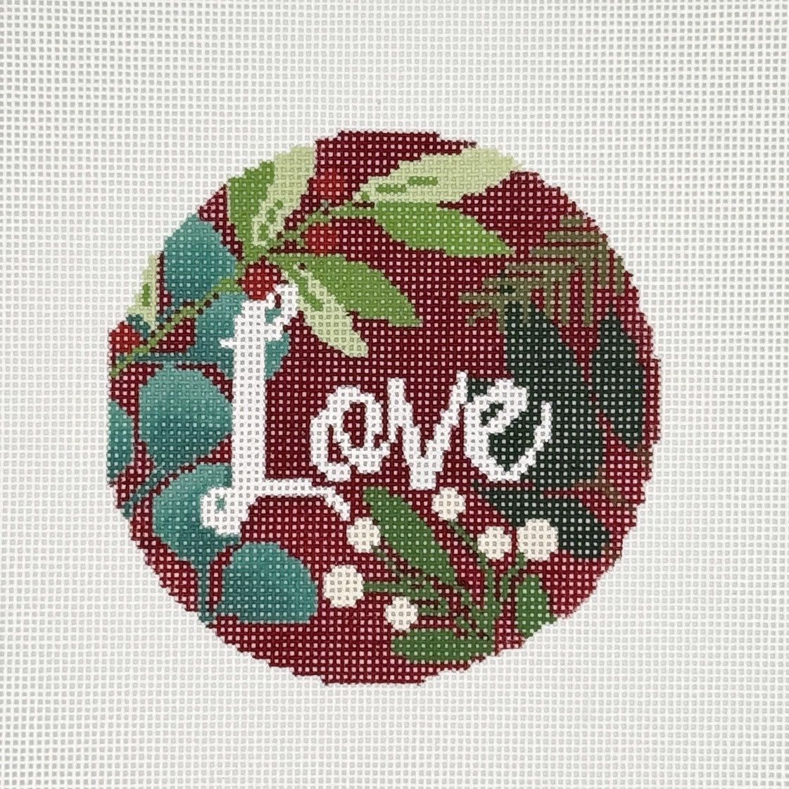 Botanical Love on Red