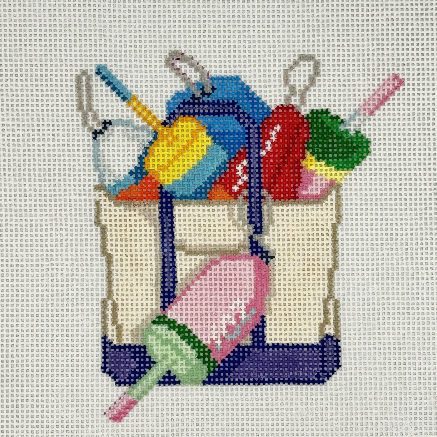 Colorful Buoys Boat Tote