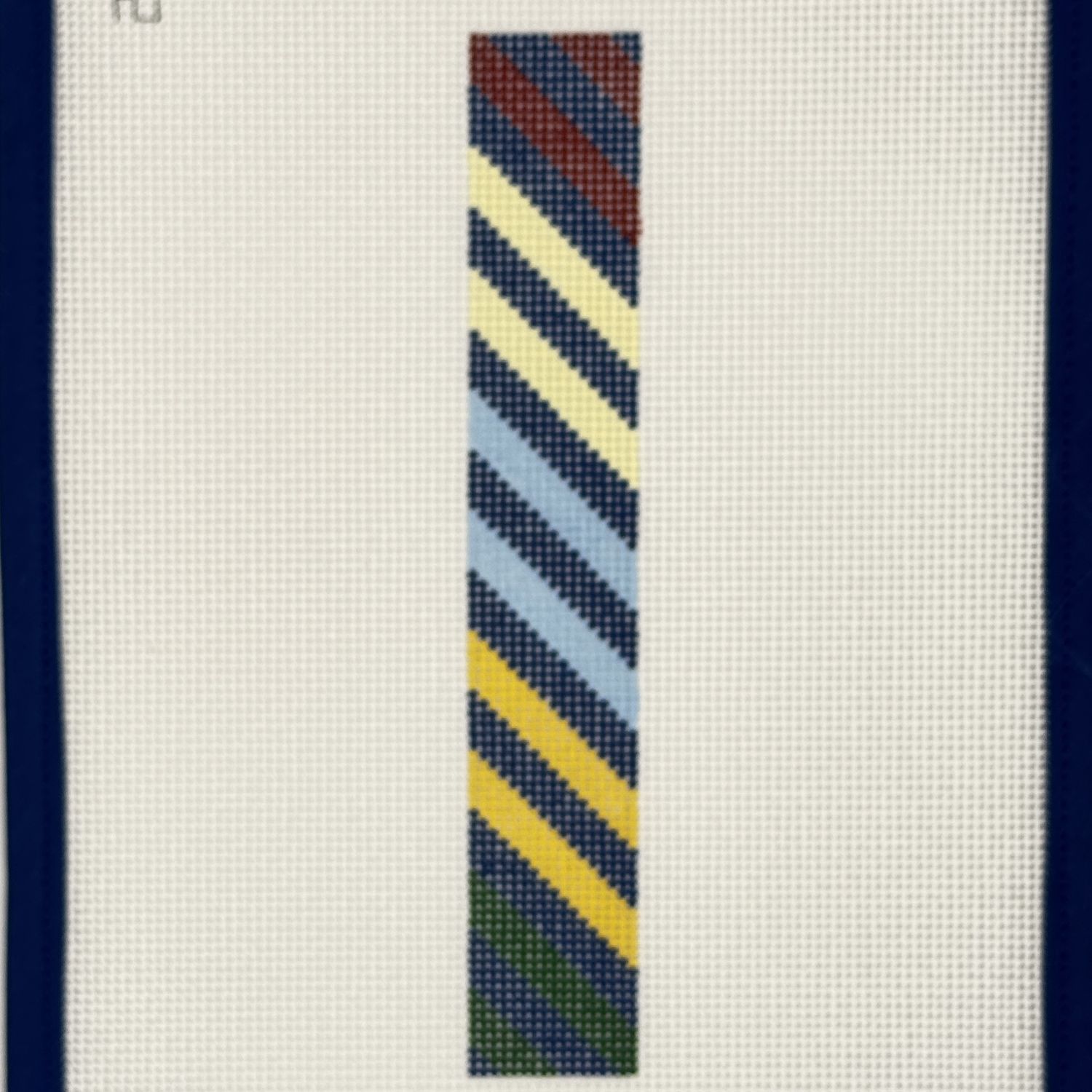 Bow Tie Stripe Key Fob