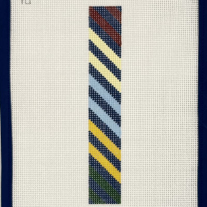 Bow Tie Stripe Key Fob