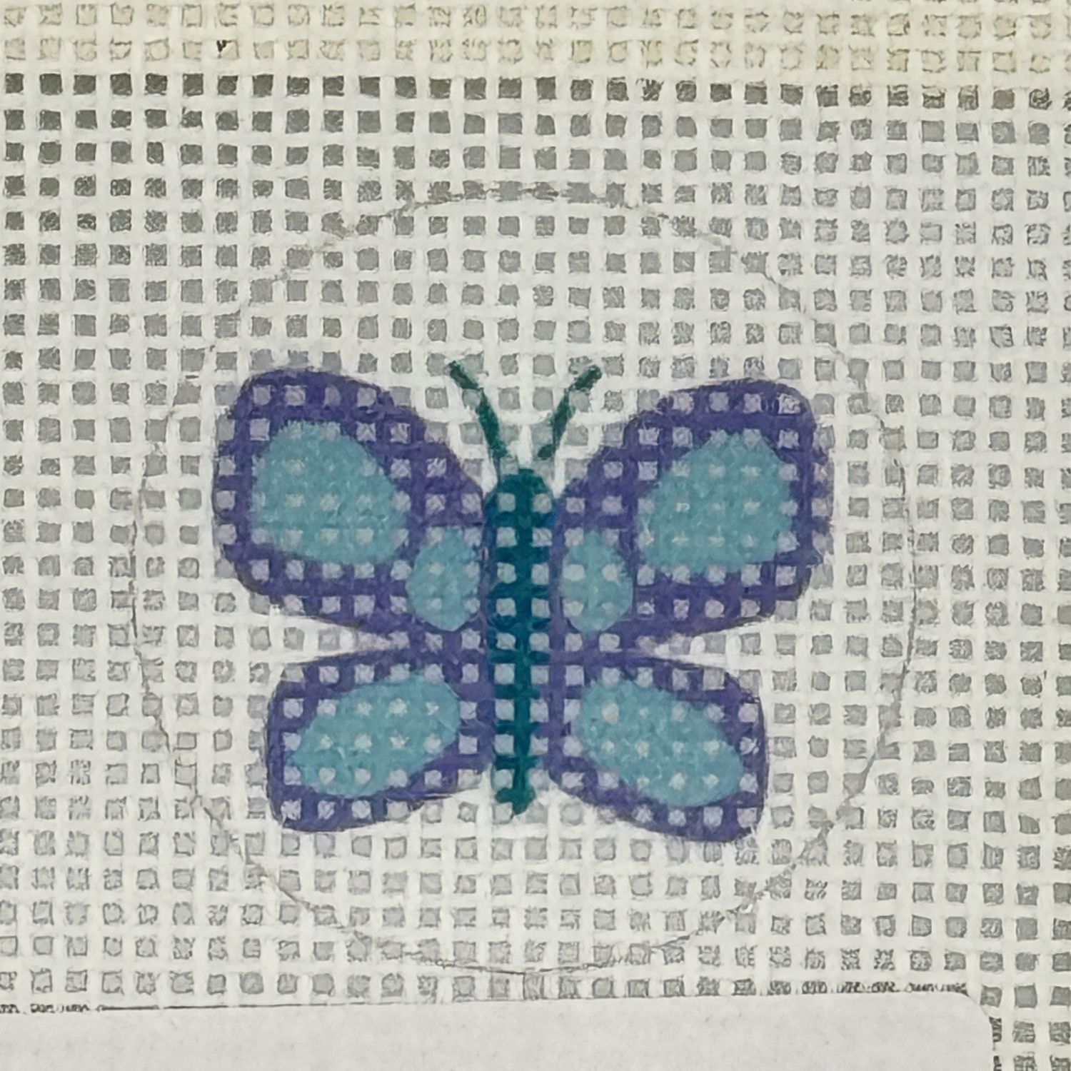 Purple Butterfly Key Fob