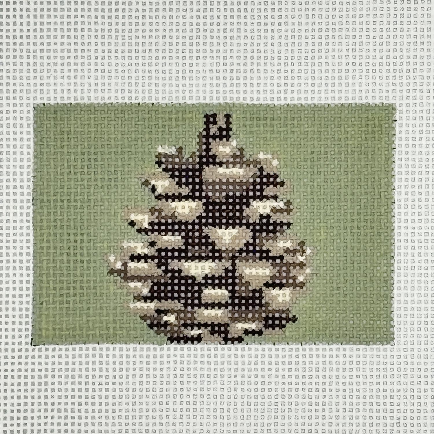 Pinecone Luggage Tag