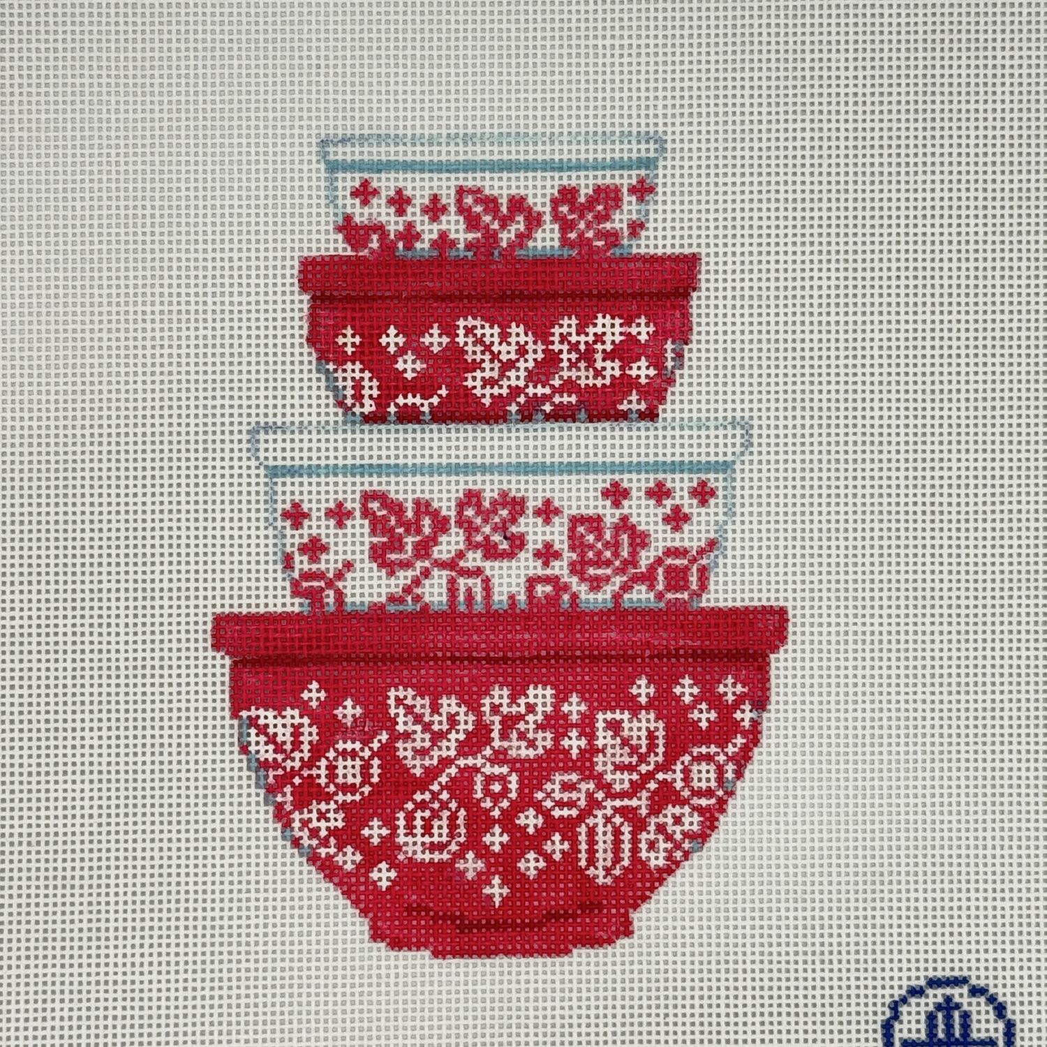 Vintage Bowls - Spring Blossom Print