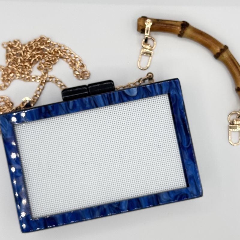 Acrylic Clutch - Royal Blue
