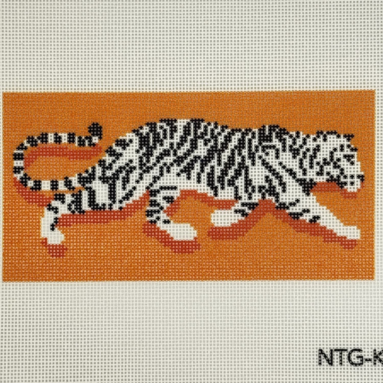 Tiger on Orange