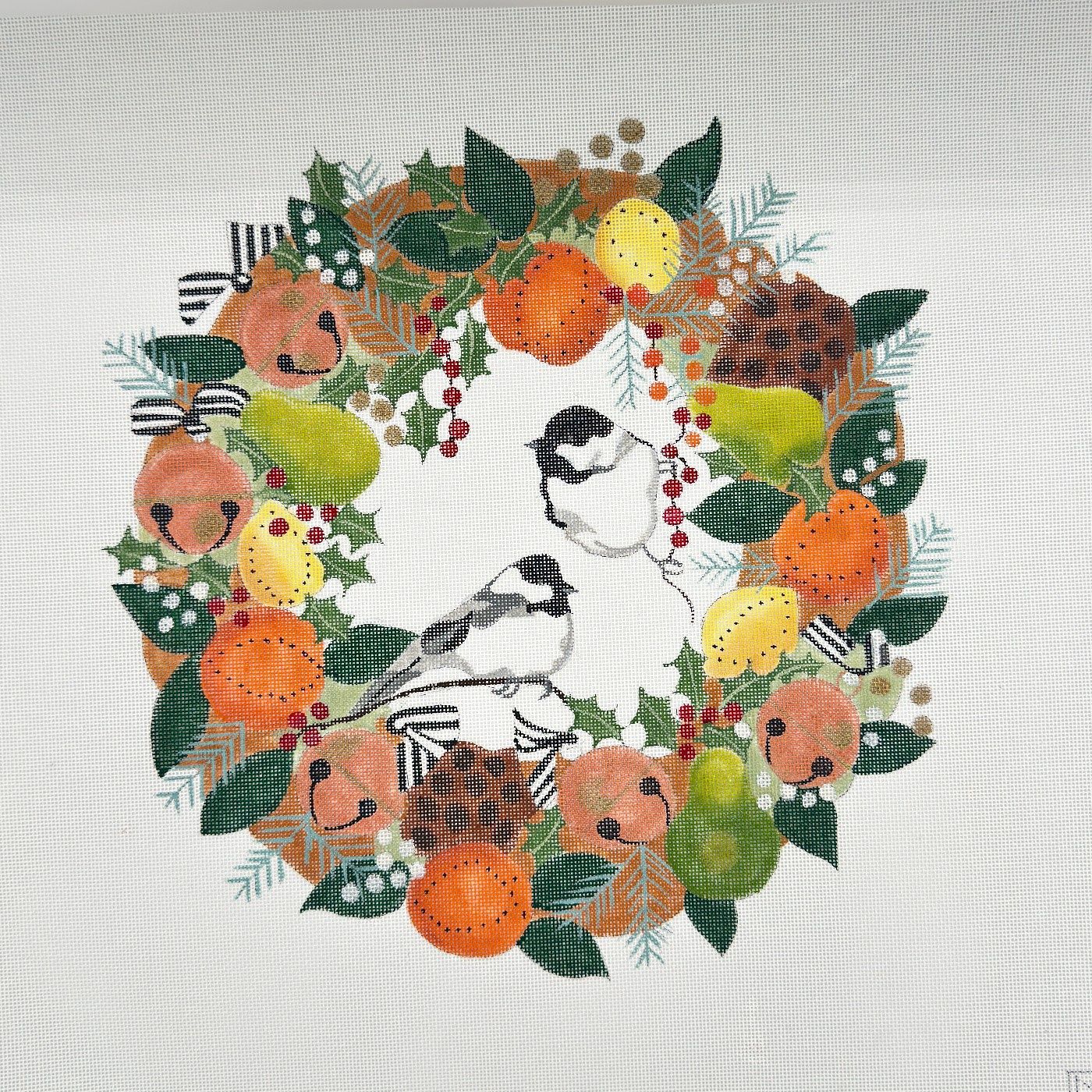 Chickadee Wreath