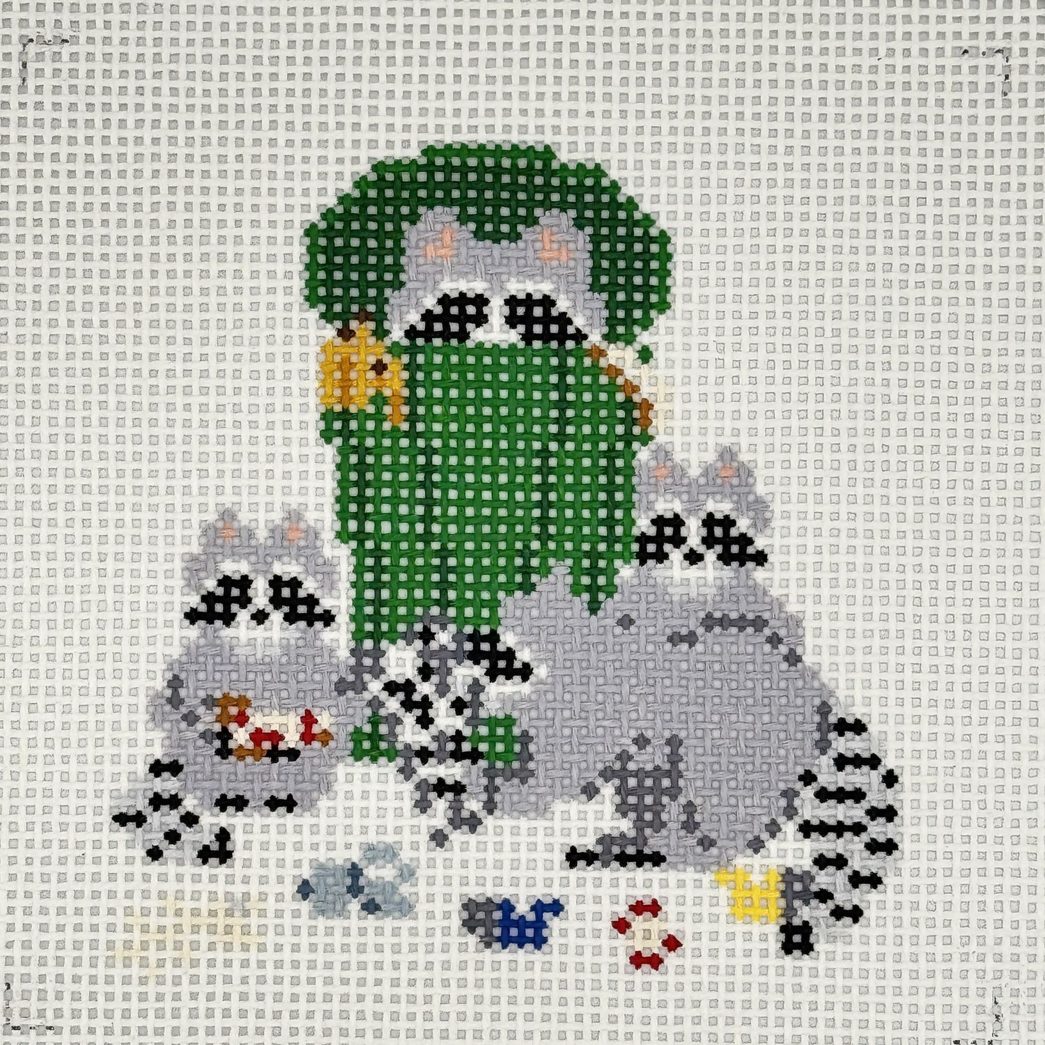 Racoon Family Reunion Picnic