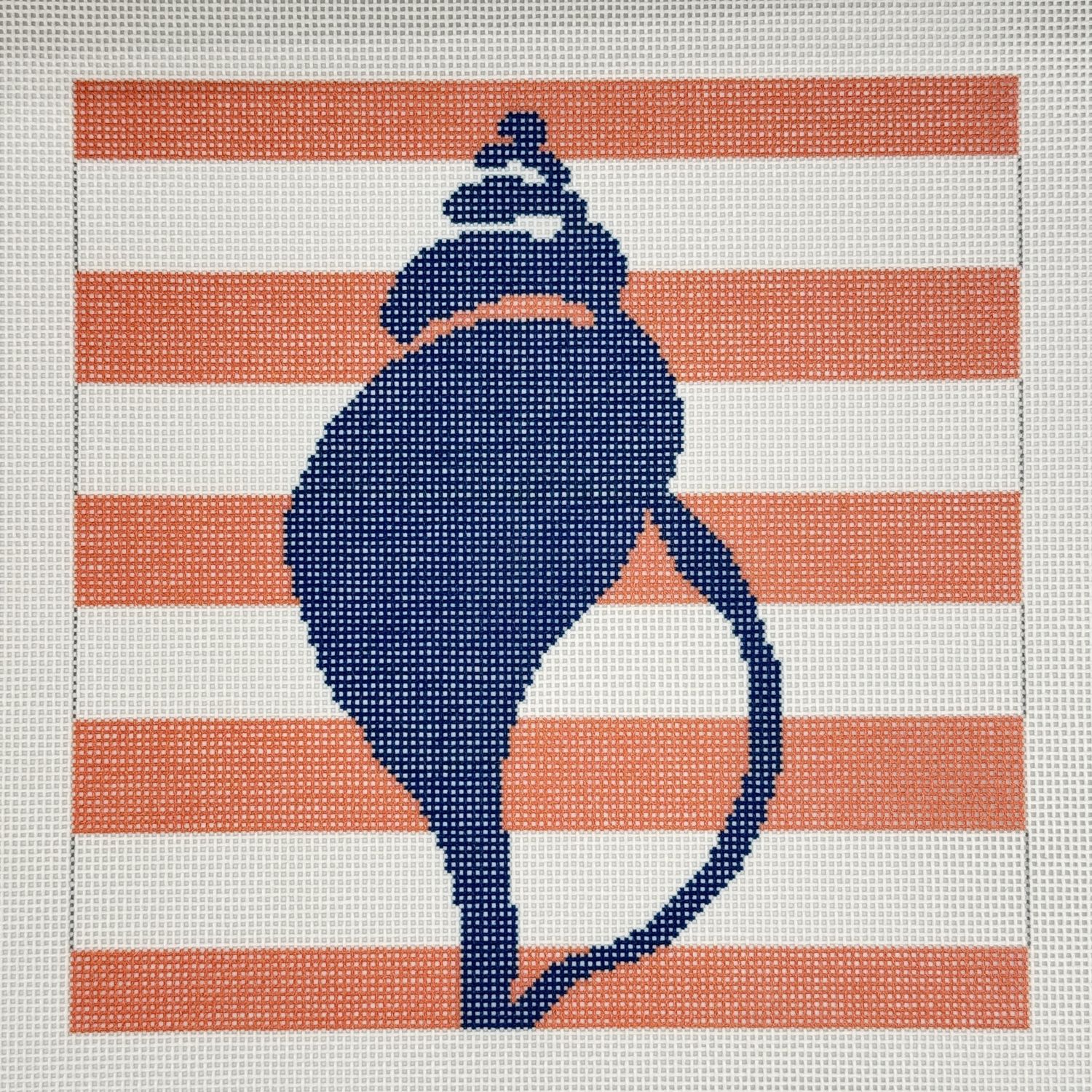Conch on Peach Stripe