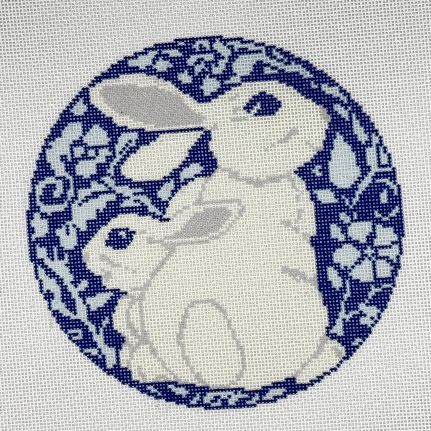 Blue &amp; White Bunnies