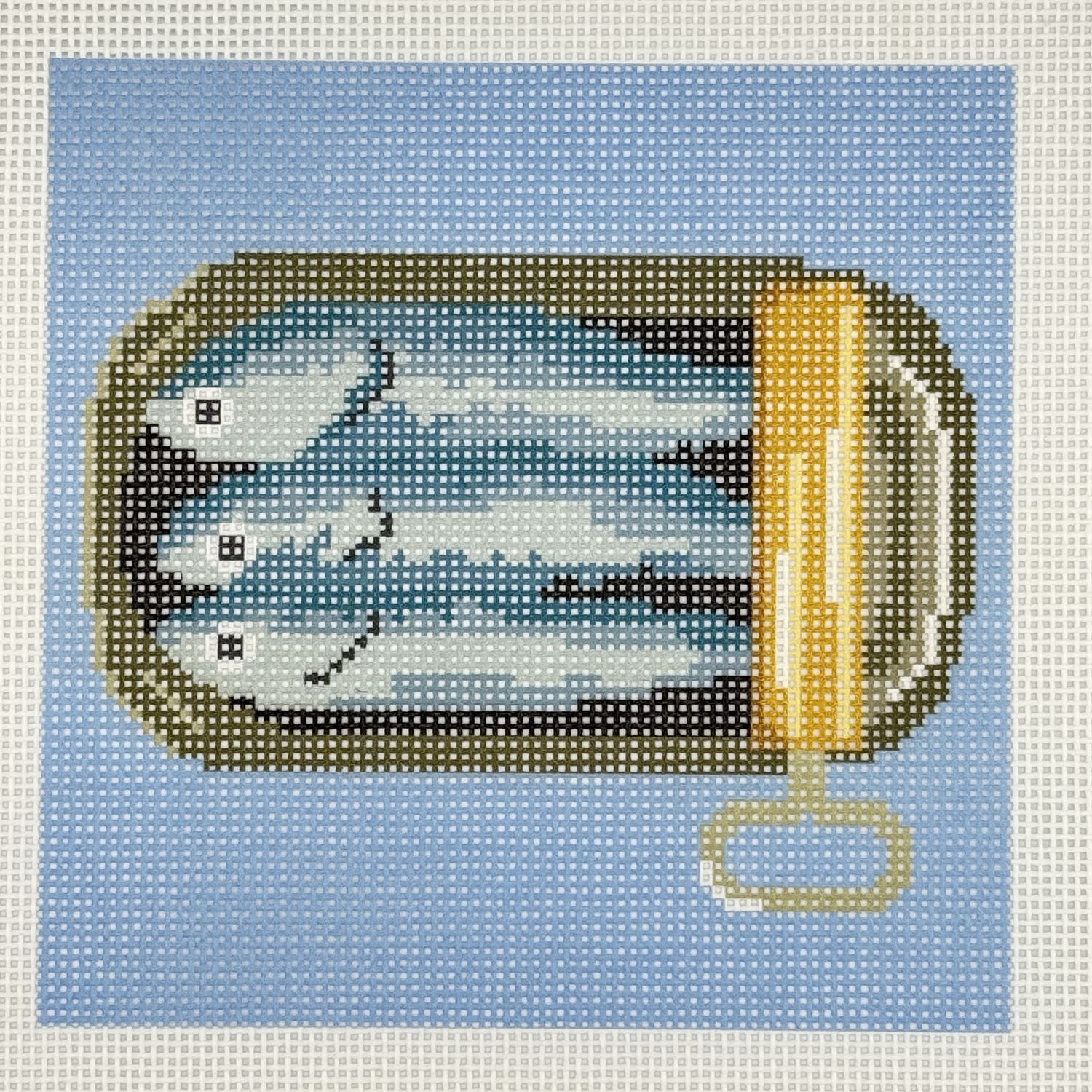 Sardines on Blue