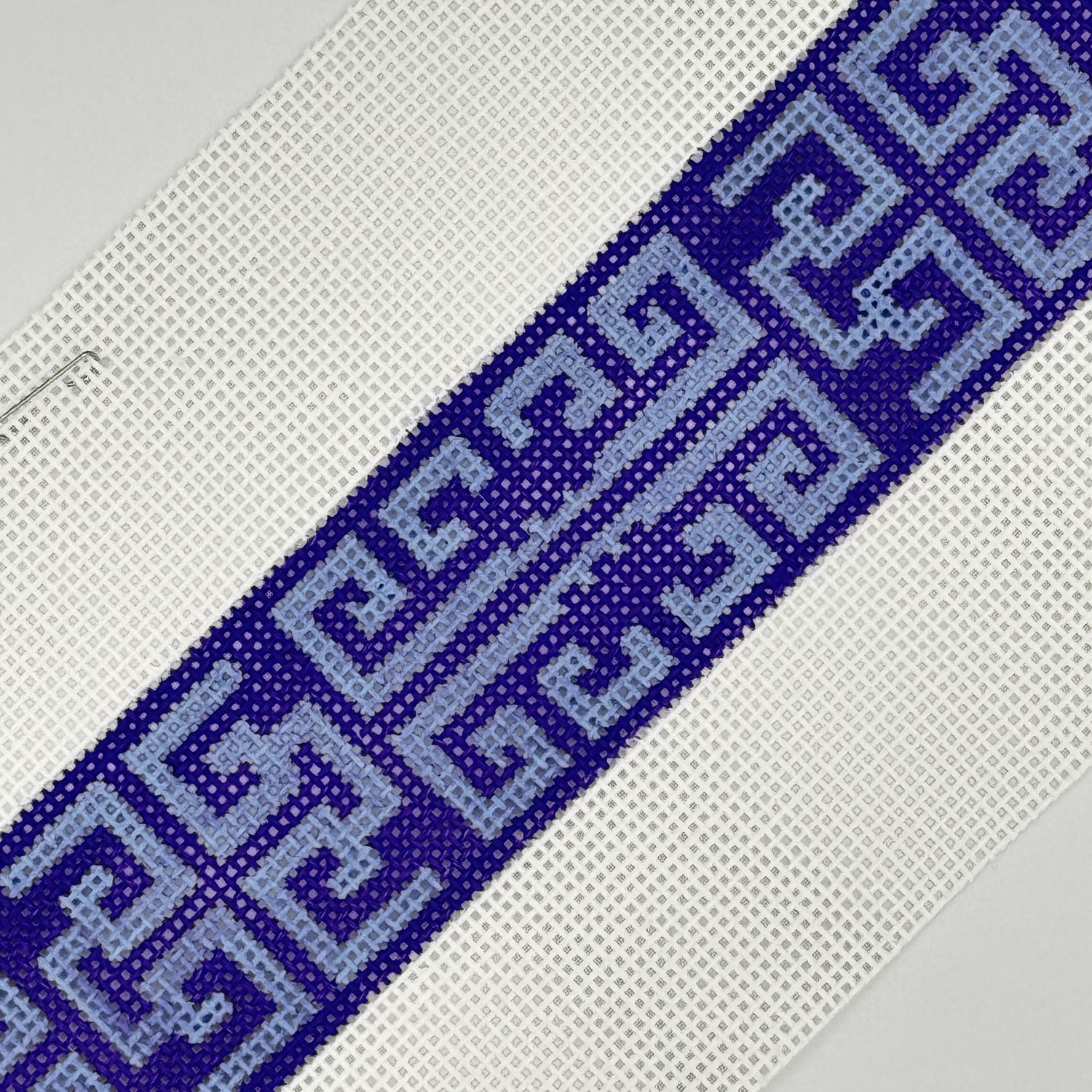 Greek Key Fob - Purple
