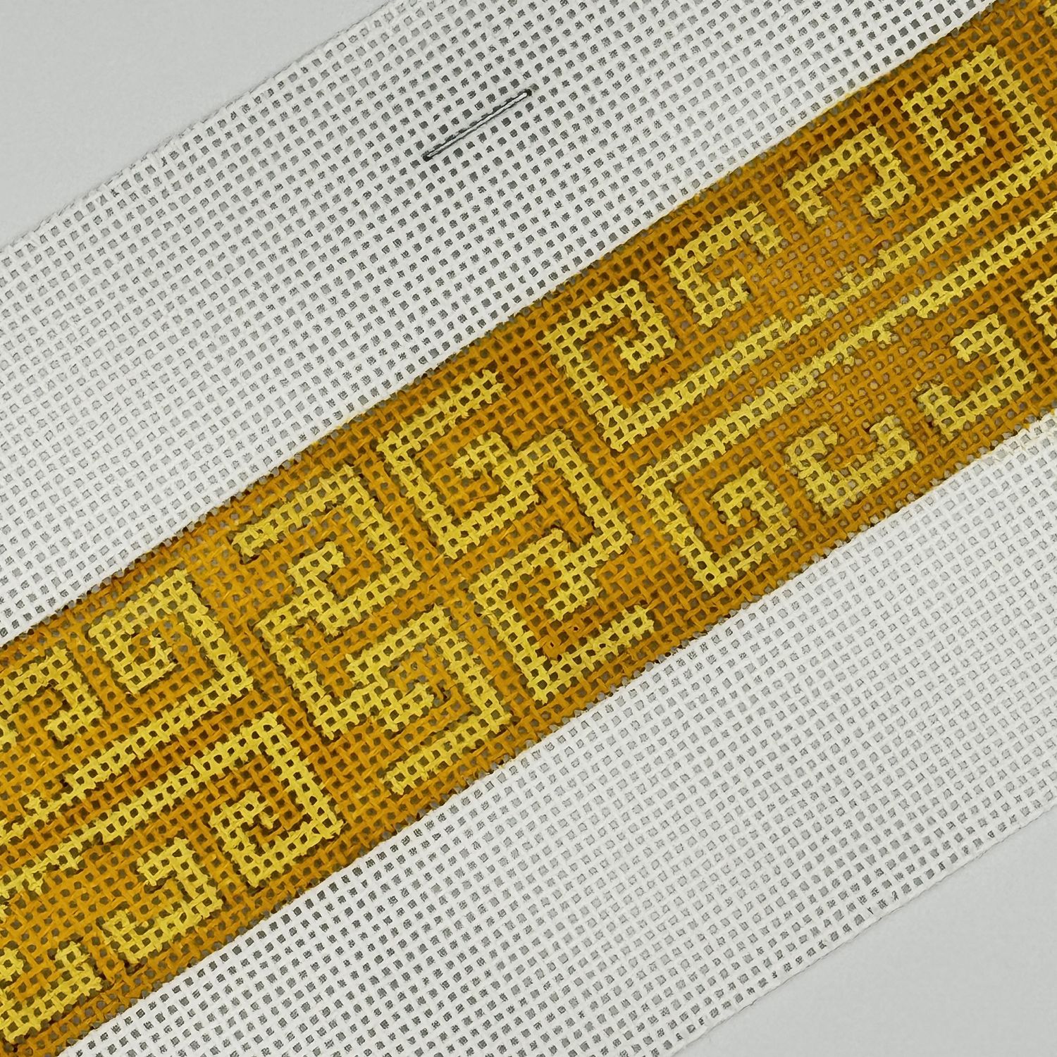 Greek key Fob - Yellow