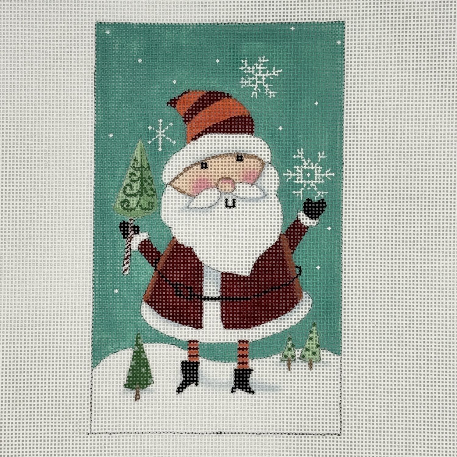 Santa in the Snow