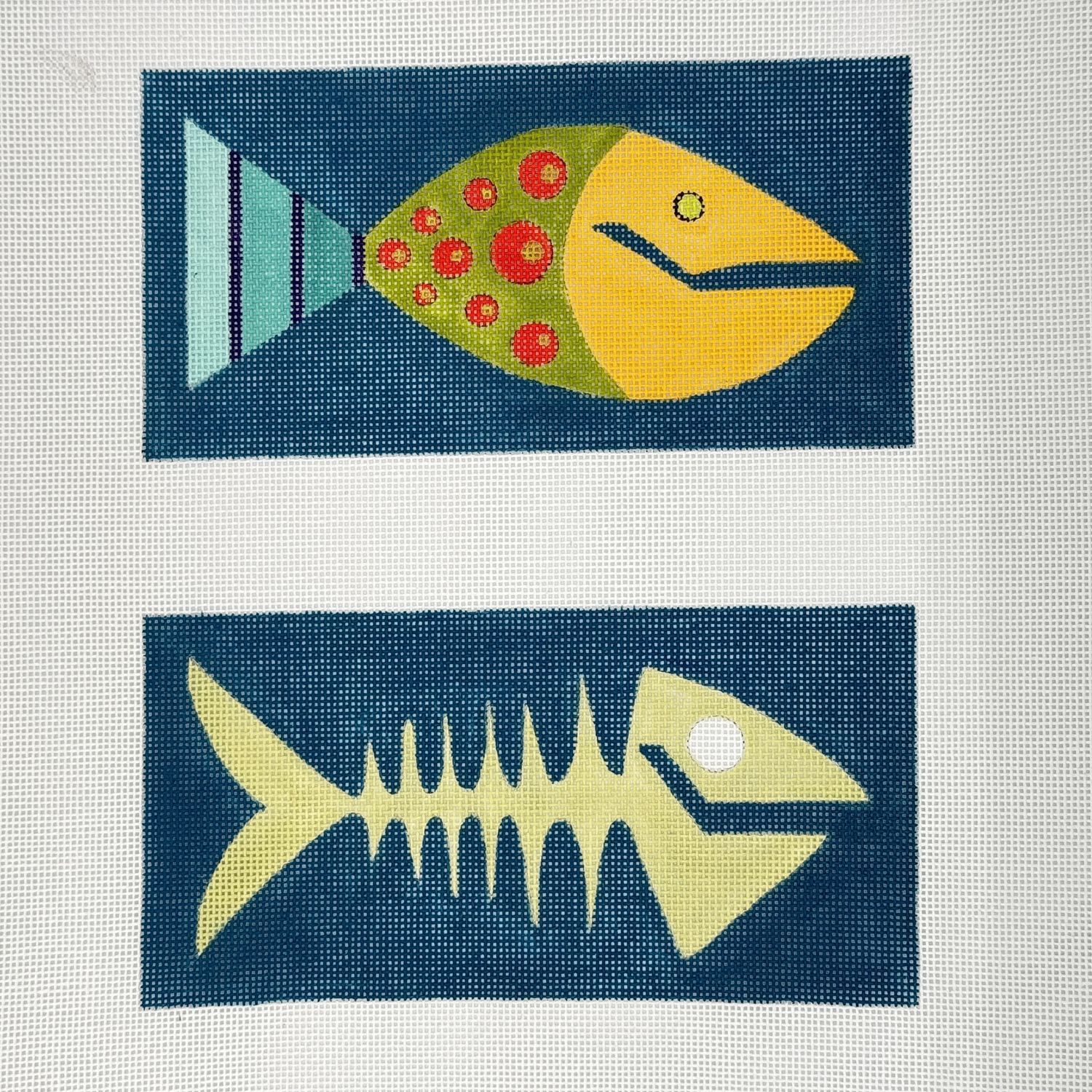 Fish &amp; Bones Eyeglass Case
