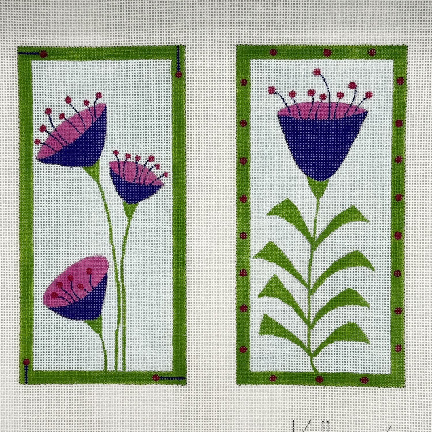 Purple Cone Flower Eyeglass Case