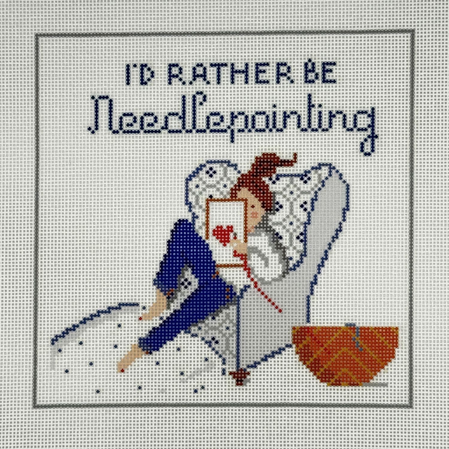 I'd Rather be Needlepointing