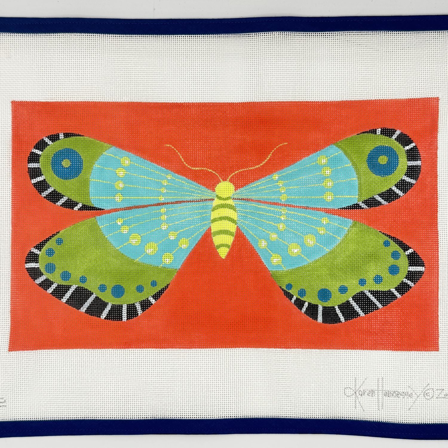Aqua Lime Butterfly