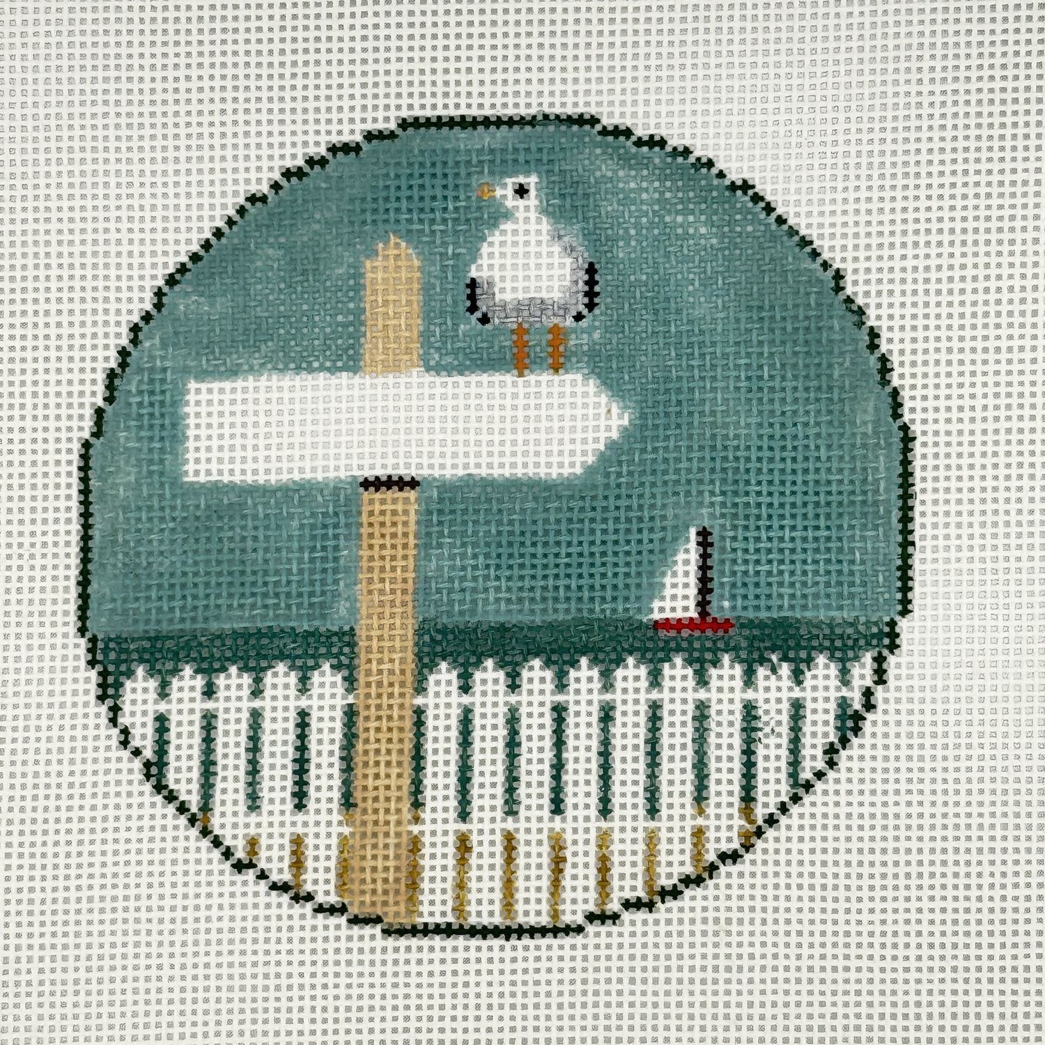 Beach Sign w/Stitch Guide