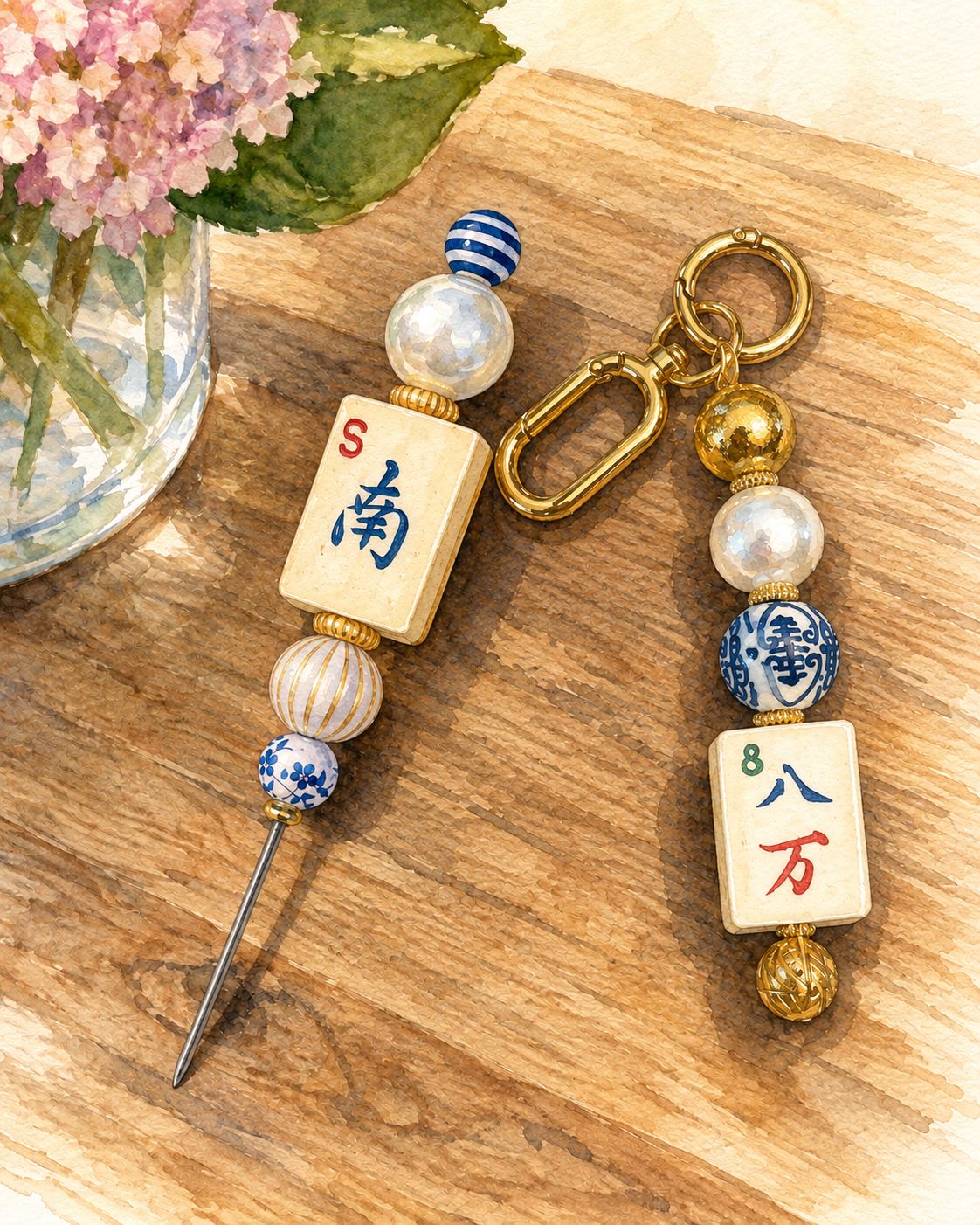 Mah Jongg - Make your own Laying tool or Fob - 09/26