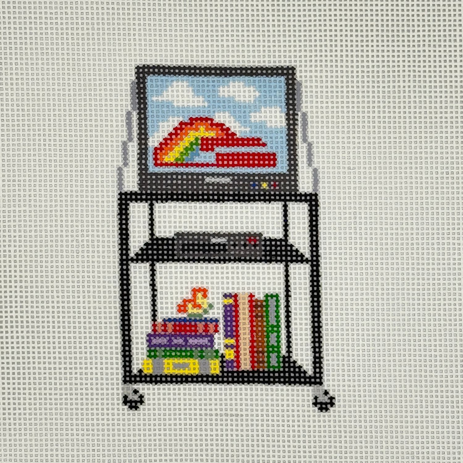 Reading Rainbow TV Cart