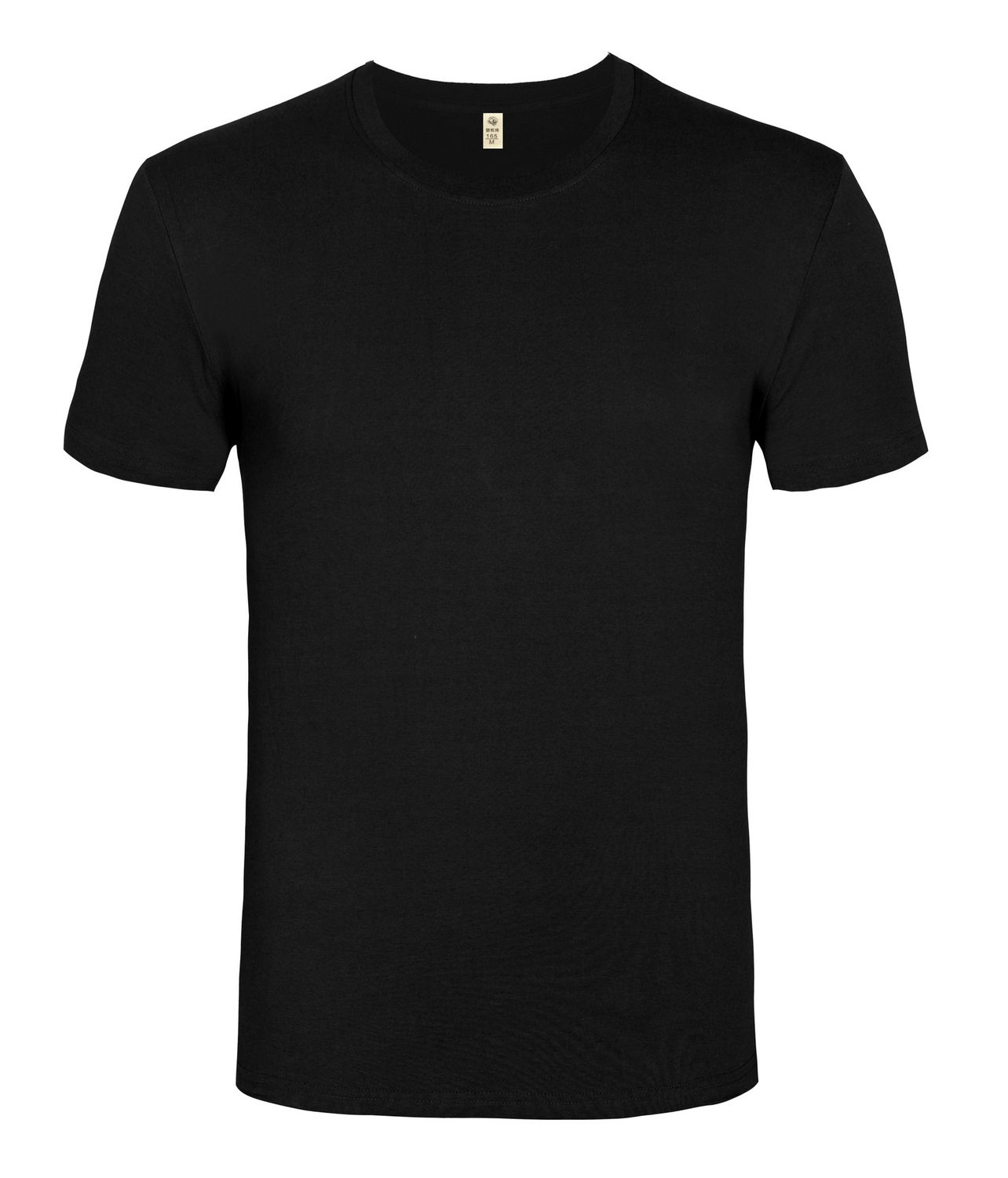 Short Sleeve T-shirt Men&#39;s Solid Color Cotton Half Sleeve Round Neck CVC Cultural Shirt Advertising Gray Shirt Fat Casual T-shirt Wholesale In Stock