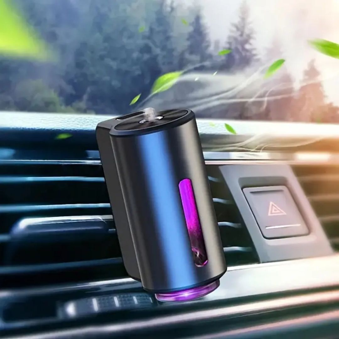 Car Air Aromatherapy Diffuser, Fragrance Car Air fresheners with Three Adjustable, Humidifier Essential Oil Diffuser for Vehicle