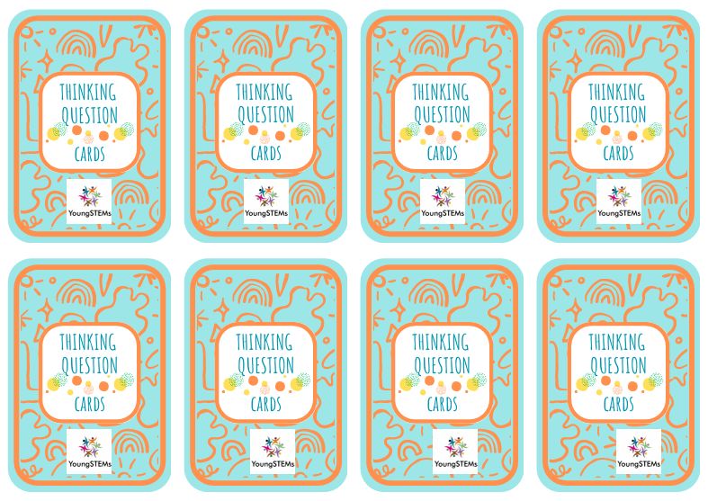 YoungSTEMs Thinking Question Cards - Laminated Cards